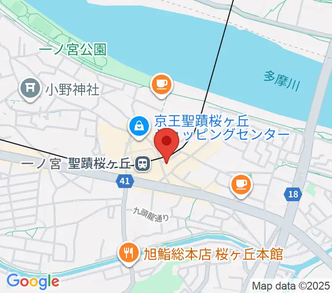 スガナミ楽器 桜ヶ丘センターの地図
