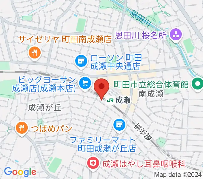 スガナミ楽器 成瀬センターの地図