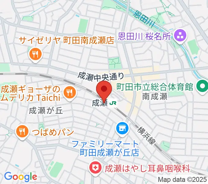 スガナミ楽器 成瀬センターの地図