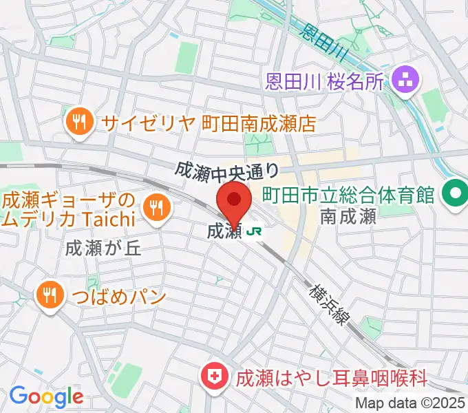 スガナミ楽器 成瀬センターの地図