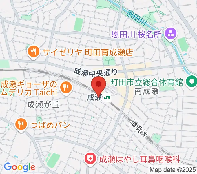 スガナミ楽器 成瀬センターの地図