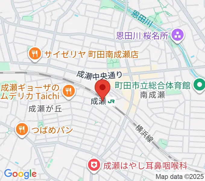 スガナミ楽器 成瀬センターの地図