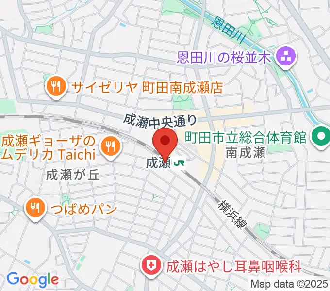 スガナミ楽器 成瀬センターの地図