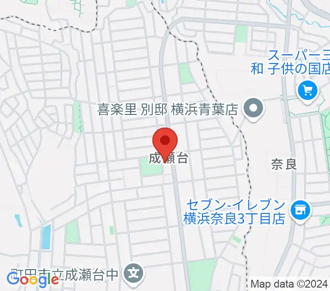 スガナミ楽器 成瀬台センターの地図