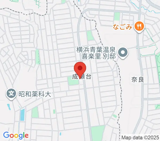 スガナミ楽器 成瀬台センターの地図