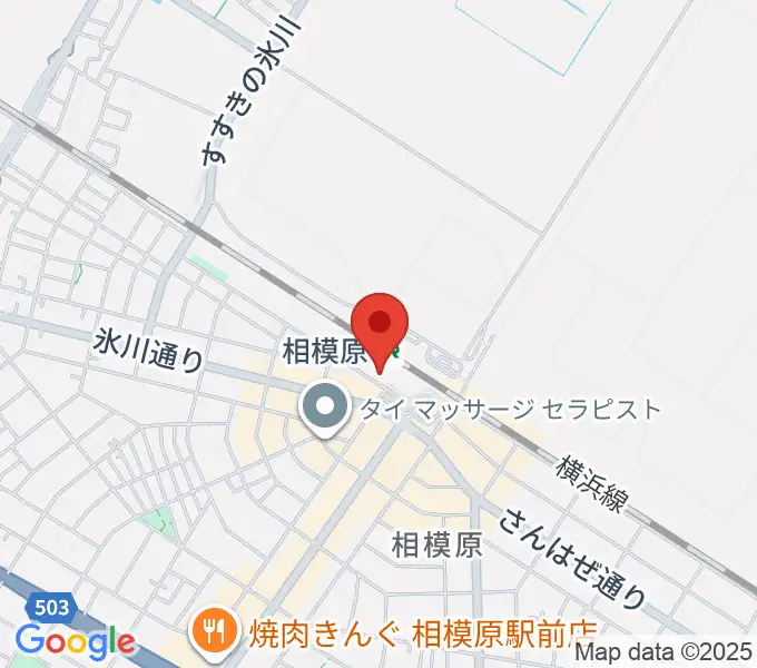 スガナミ楽器 相模原センターの地図