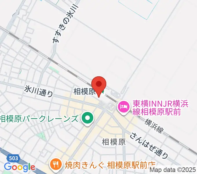 スガナミ楽器 相模原センターの地図