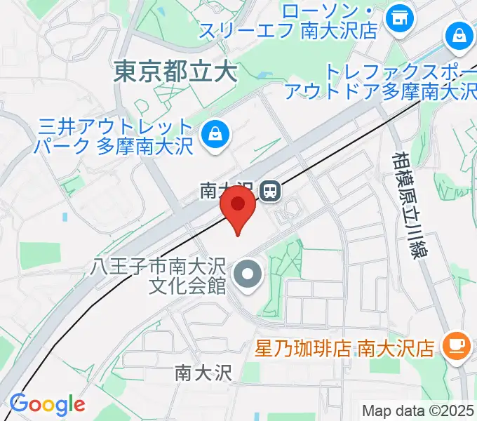 スガナミ楽器 南大沢駅前センターの地図