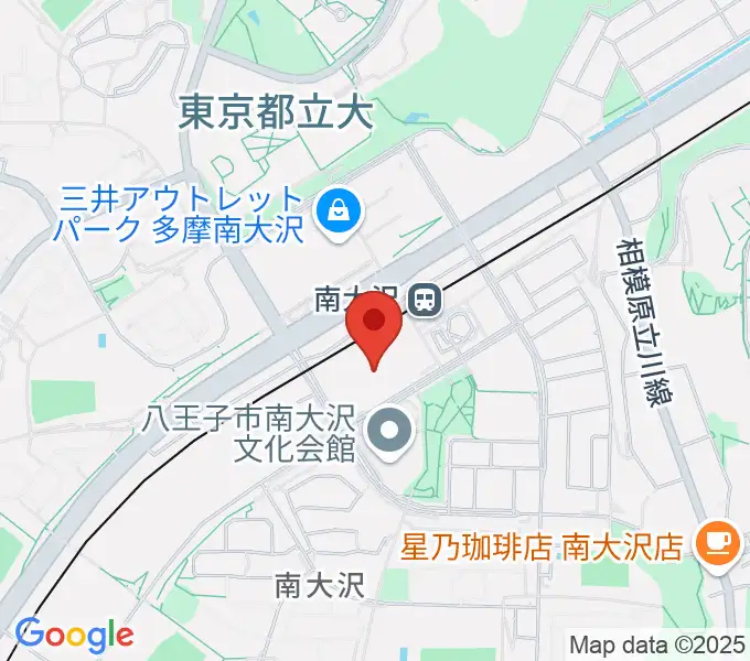 スガナミ楽器 南大沢駅前センターの地図