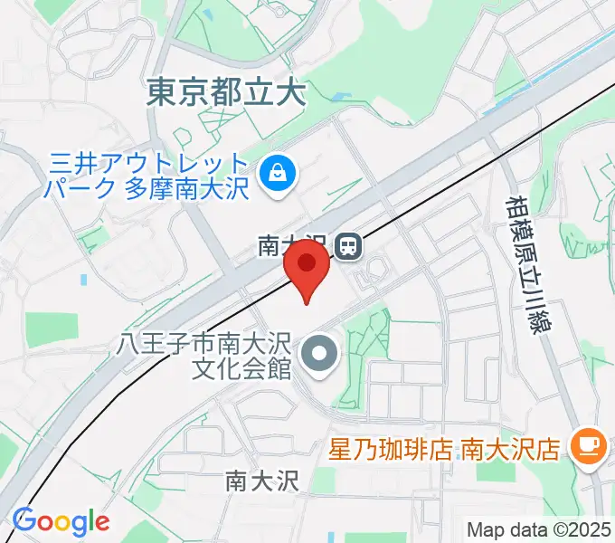 スガナミ楽器 南大沢駅前センターの地図