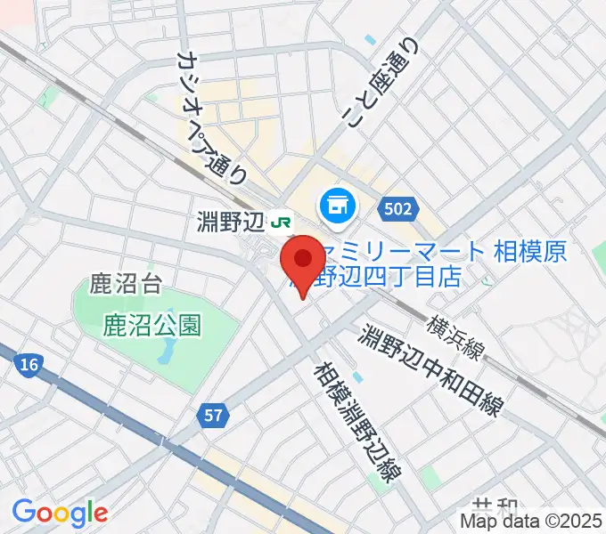 スガナミ楽器 淵野辺センターの地図