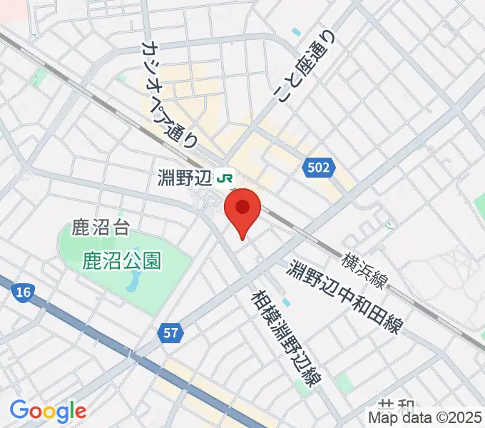 スガナミ楽器 淵野辺センターの地図