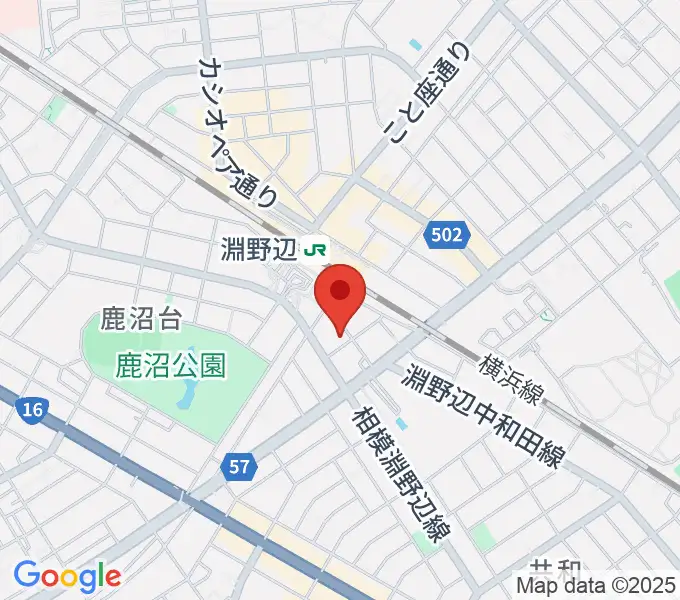スガナミ楽器 淵野辺センターの地図