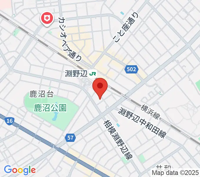 スガナミ楽器 淵野辺センターの地図