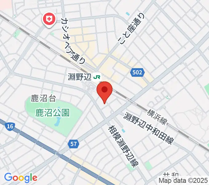 スガナミ楽器 淵野辺センターの地図