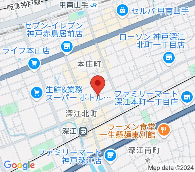 レオミュージックの地図