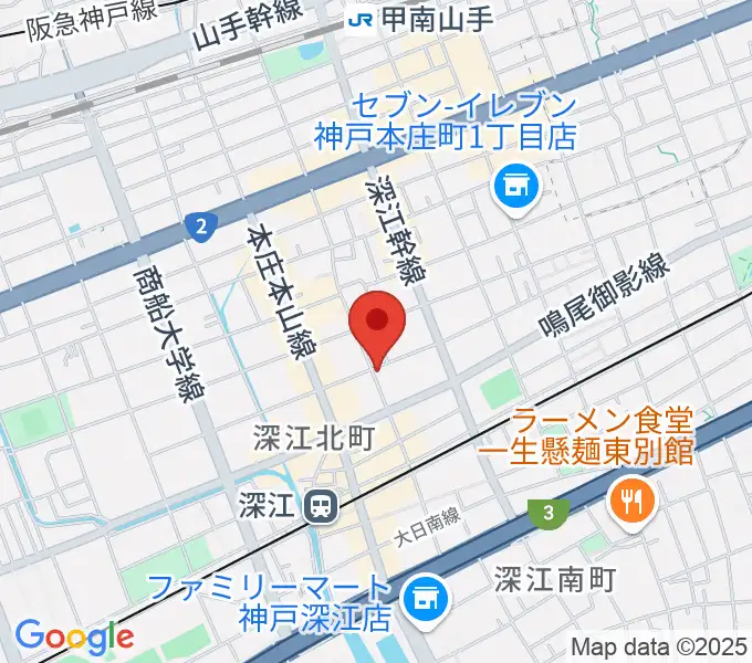 レオミュージックの地図
