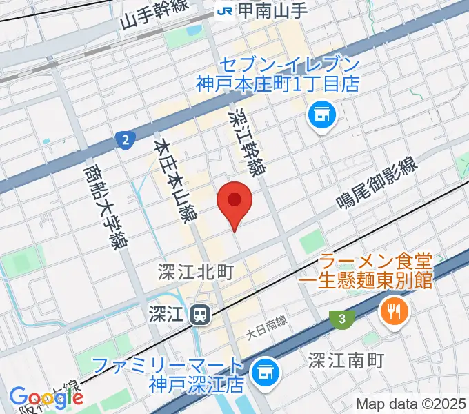 レオミュージックの地図