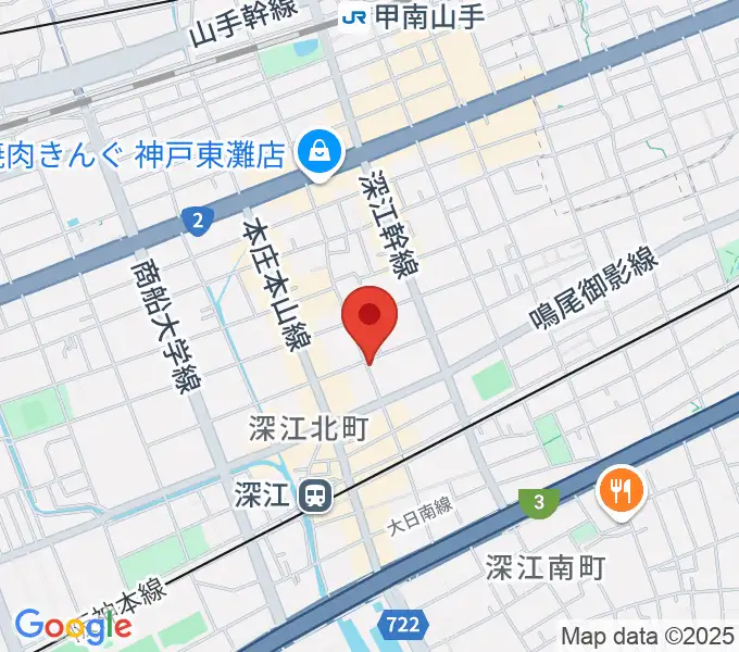 レオミュージックの地図