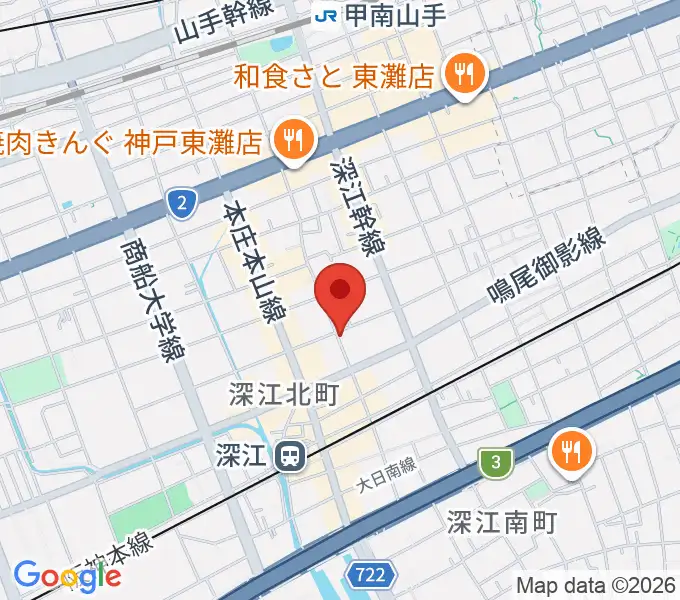 レオミュージックの地図
