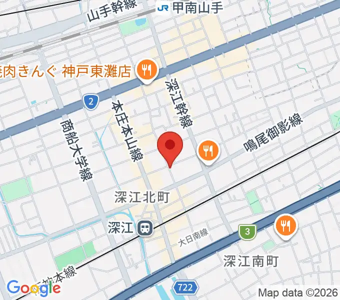 レオミュージックの地図