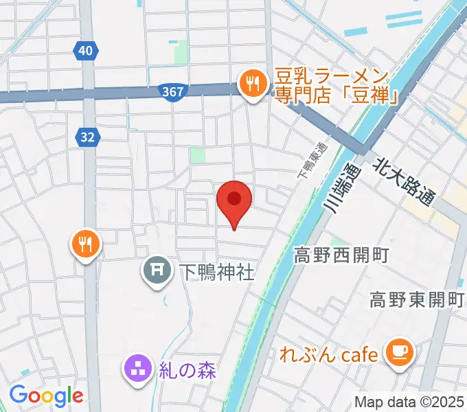 下鴨総合音楽教室の地図