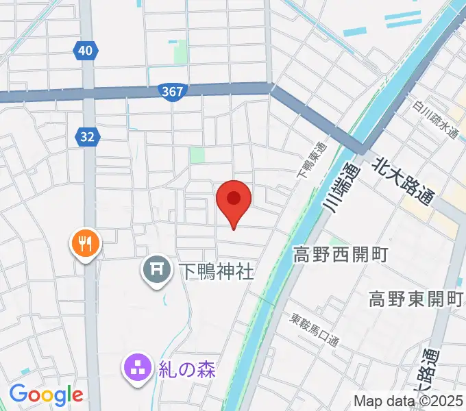 下鴨総合音楽教室の地図