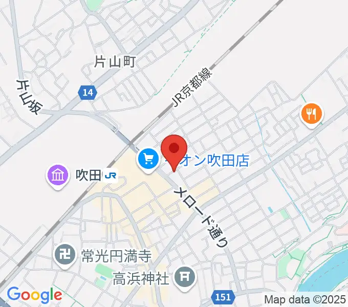 歌枕直美音楽教室の地図