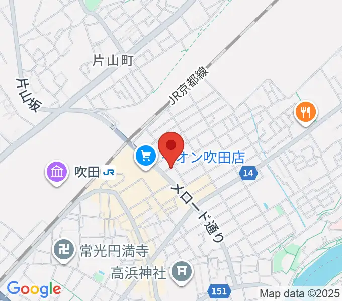 歌枕直美音楽教室の地図