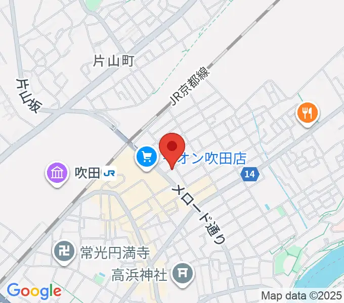 歌枕直美音楽教室の地図