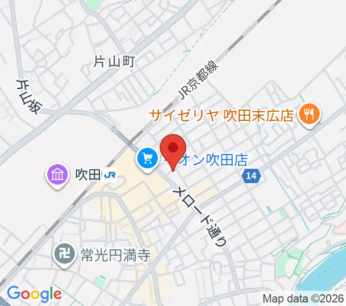 歌枕直美音楽教室の地図