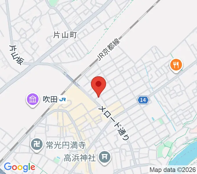 歌枕直美音楽教室の地図