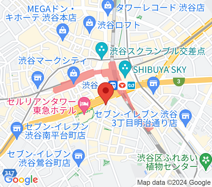 MUSICJOY渋谷の場所