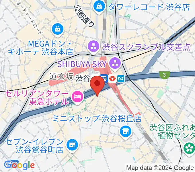 宮地楽器 MUSICJOY渋谷の地図