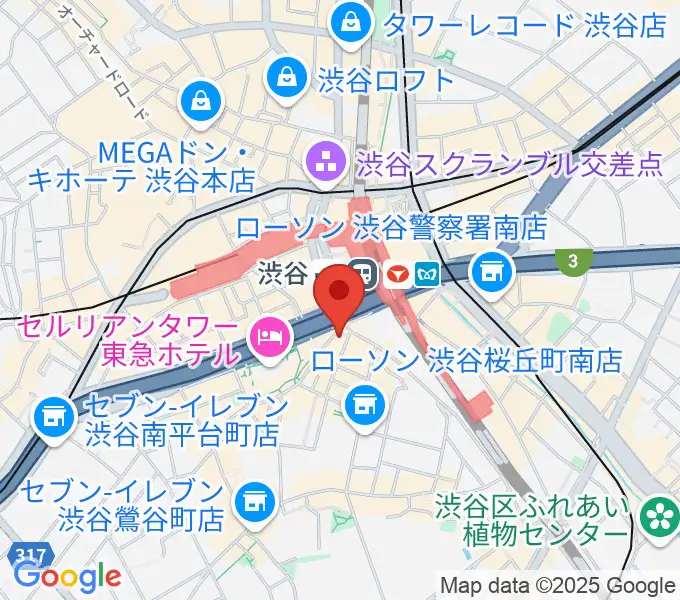 宮地楽器 MUSICJOY渋谷の地図