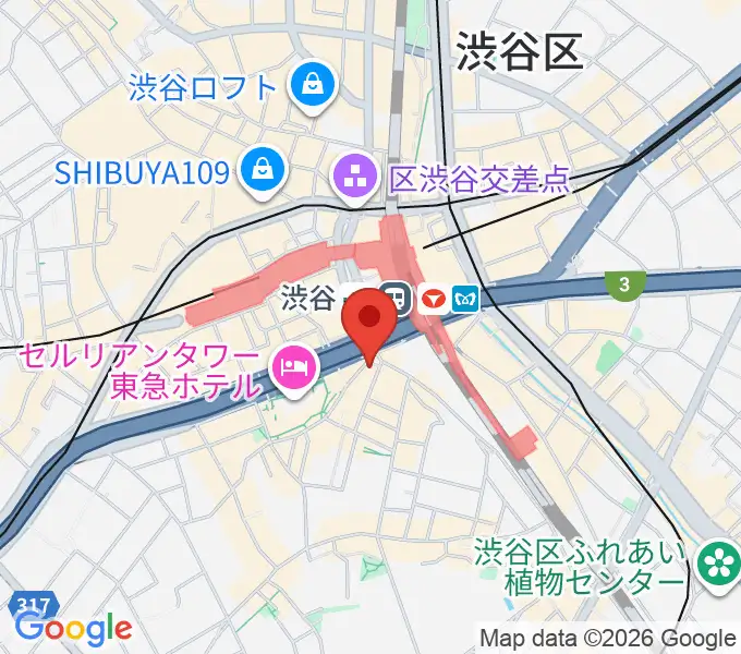 宮地楽器 MUSICJOY渋谷の地図