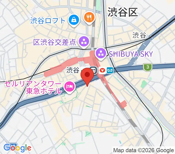 宮地楽器 MUSICJOY渋谷の地図