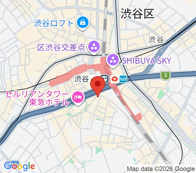 宮地楽器 MUSICJOY渋谷の地図