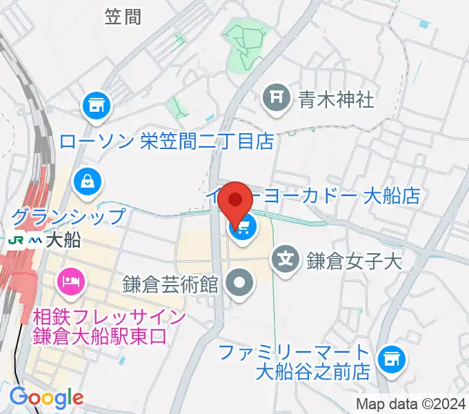 ヨークカルチャーセンター大船の地図