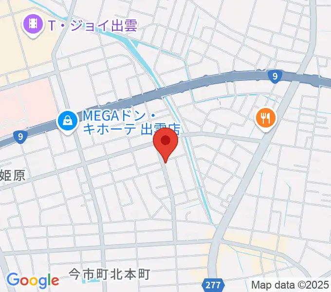 車田音楽教室 出雲教室の地図