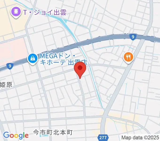 車田音楽教室 出雲教室の地図
