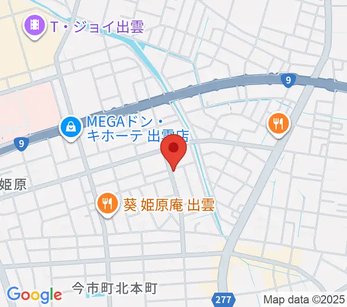 車田音楽教室 出雲教室の地図