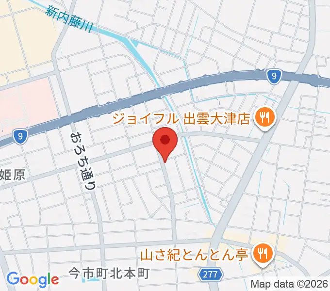 車田音楽教室 出雲教室の地図