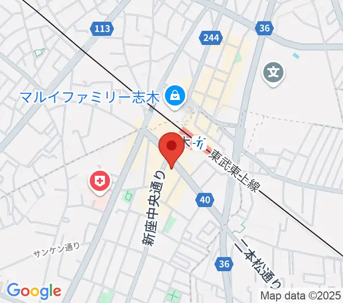 森音楽教室の地図