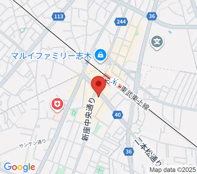 森音楽教室の地図