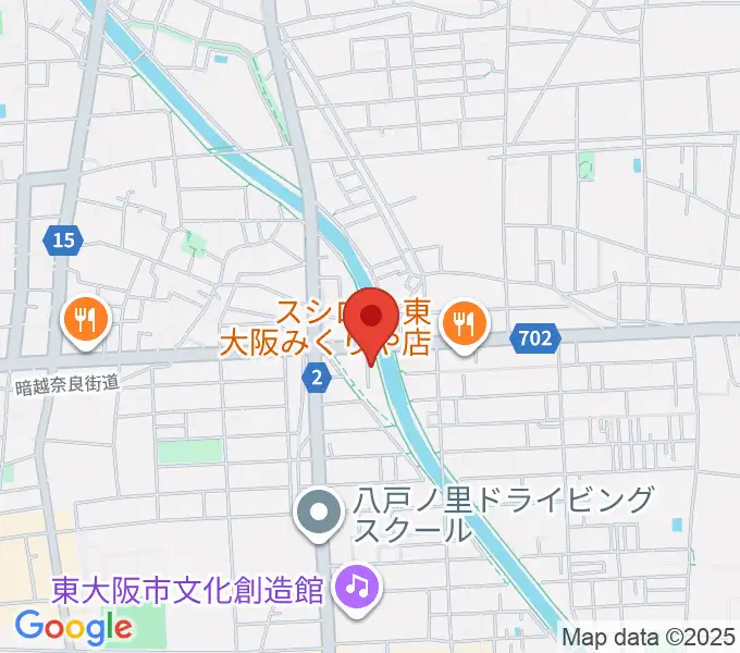 川崎ピアノ教室の地図