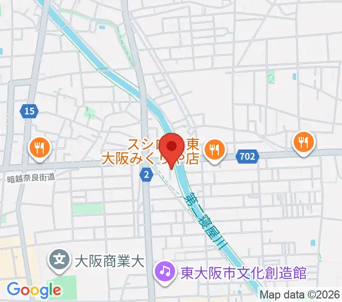 川崎ピアノ教室の地図