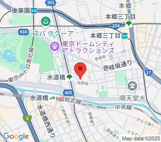 宝槻美代子音楽教室の地図