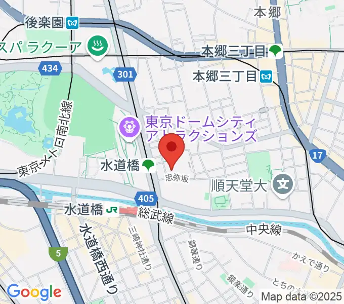 宝槻美代子音楽教室の地図