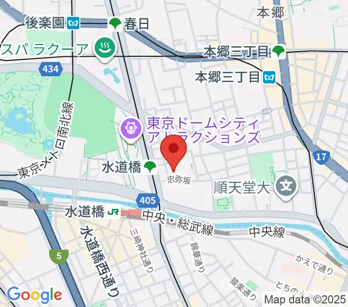 宝槻美代子音楽教室の地図